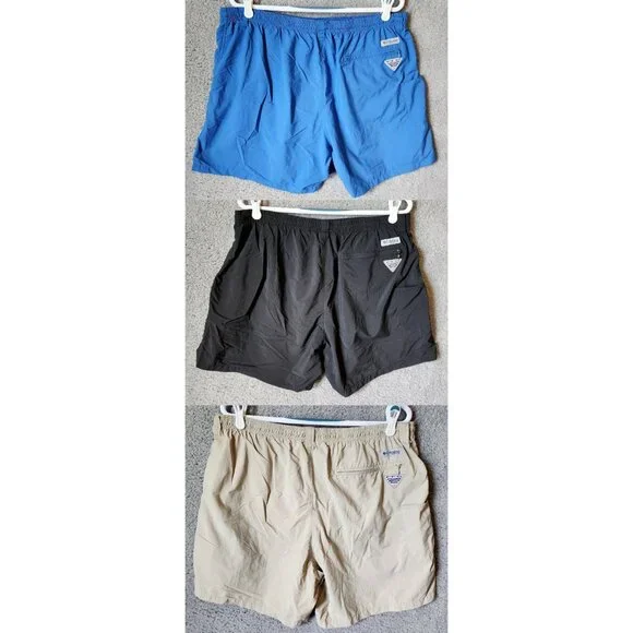 Lot of x3 Columbia PFG Backcast III Lined Water Shorts Trunks